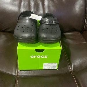 Lined classic Crocs brand new in box tags still attached.